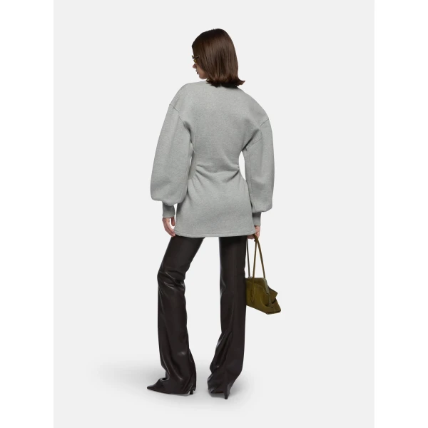 Attico melange grey dress