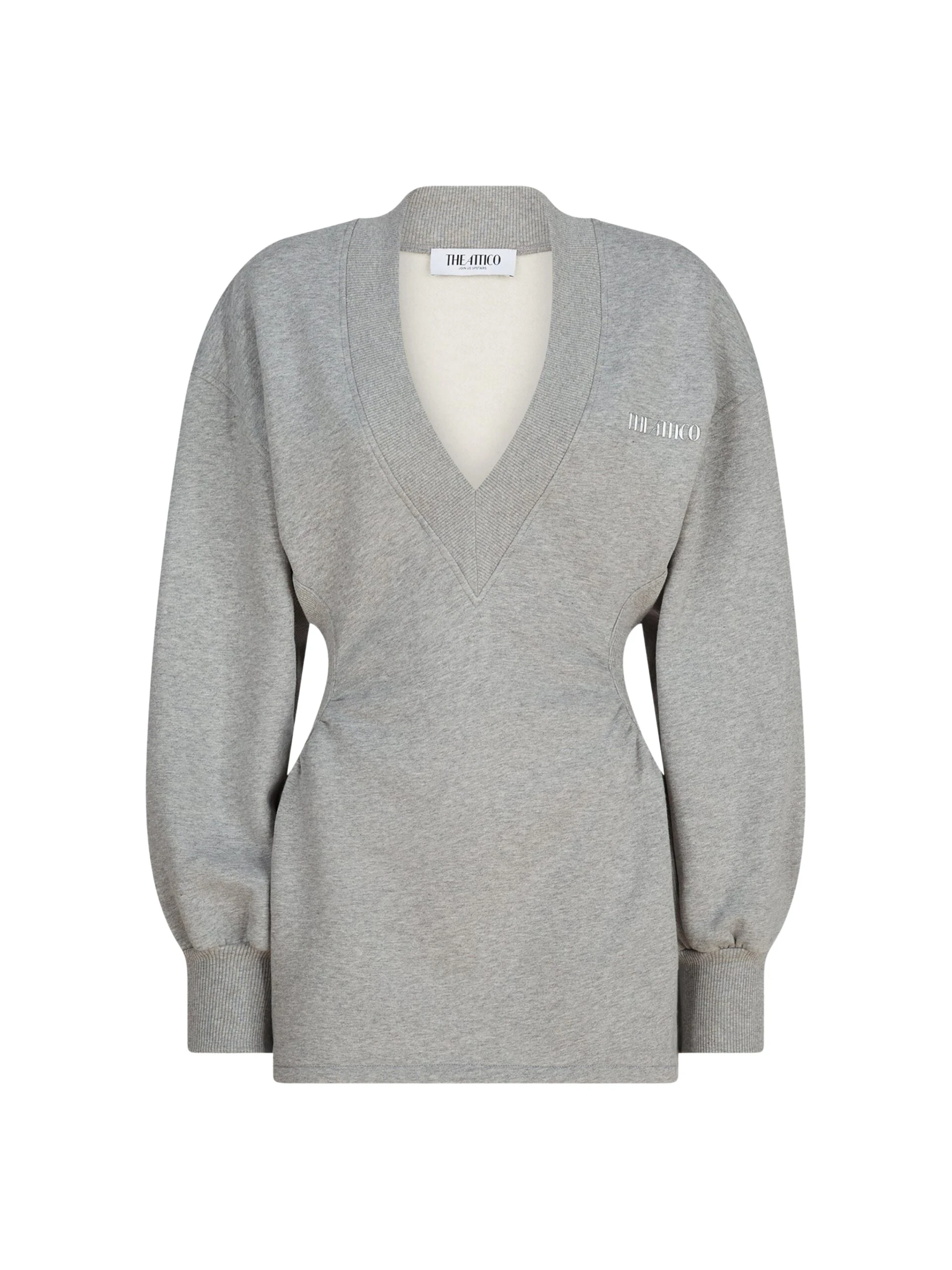 Melange-grey-mini-dress-The-Attico-Dresses-4-scaled49900_nobg The Attico dress