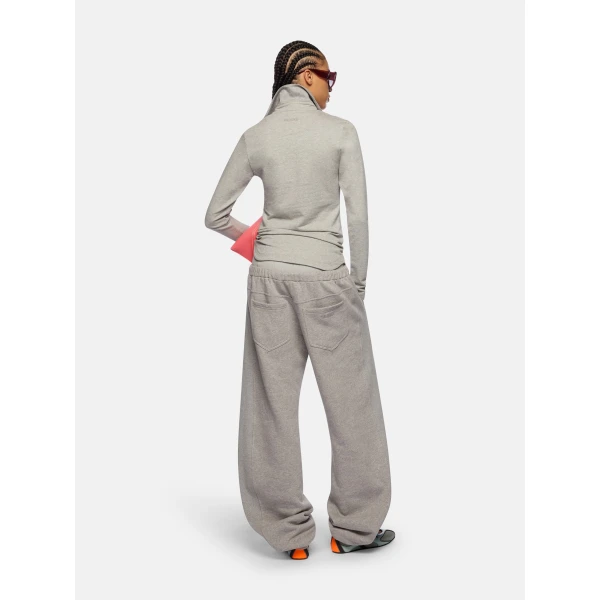 Attico melange grey top