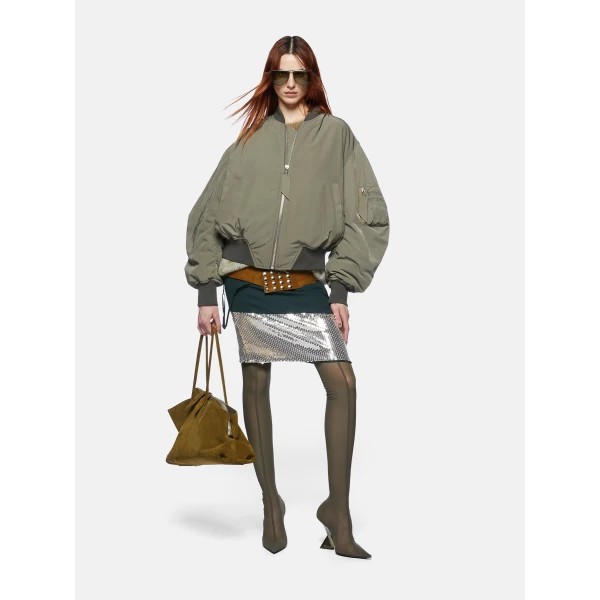 Military green bomber