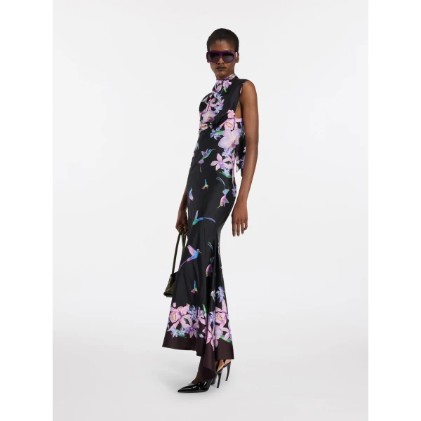 Multicolor midi dress