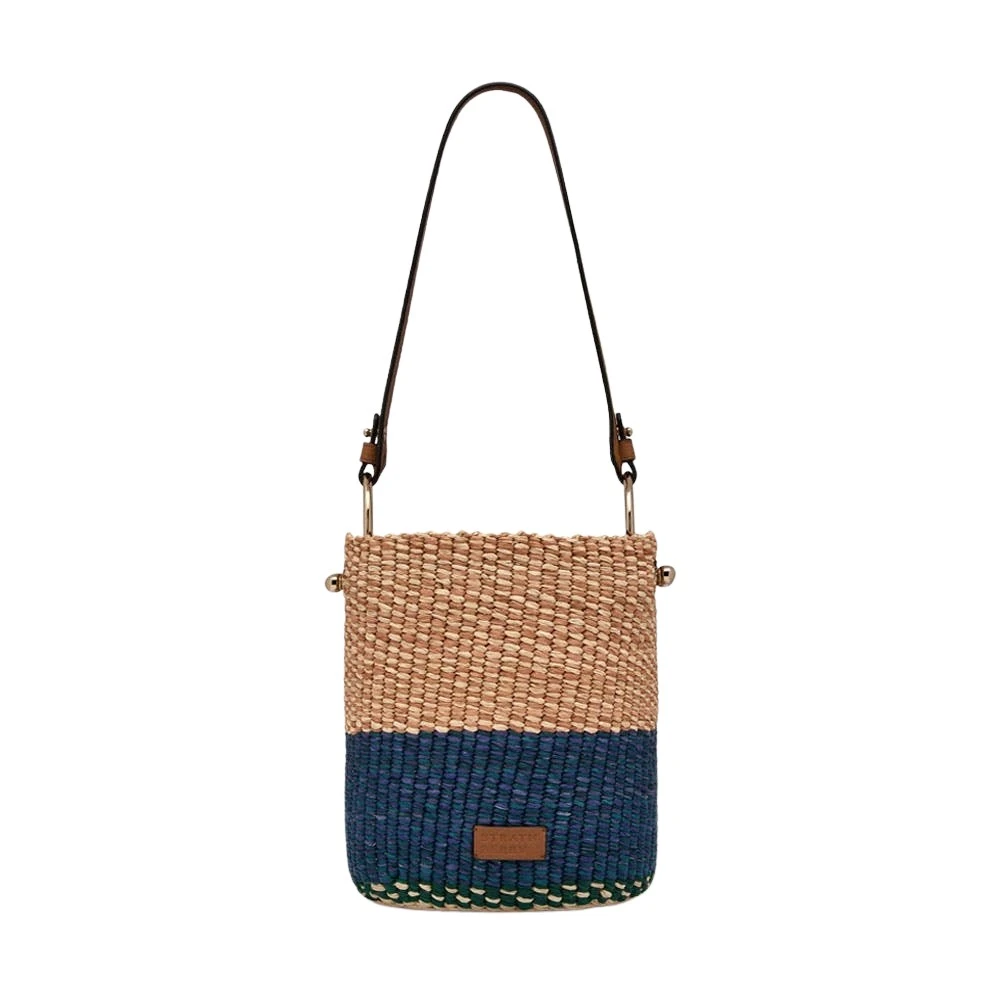 Multicolour-Lana-Bucket-in-AAKS-Palm-Raffia55580_nobg Strathberry Lana Bucket bag