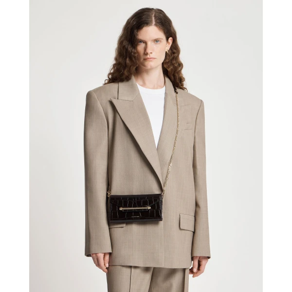 Strathberry Multrees Chain Wallet clutch bag