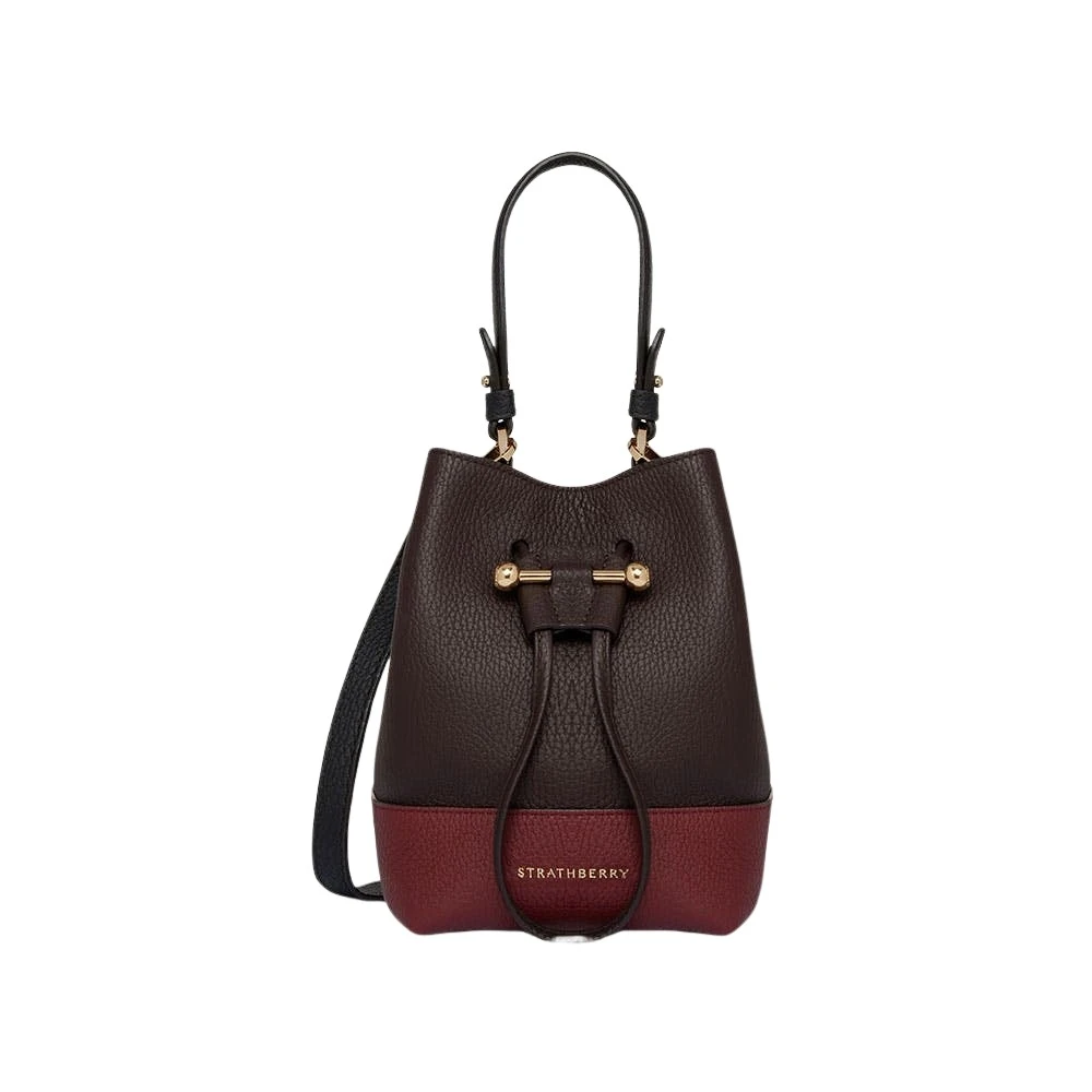 Multicolour-Osette-in-Espresso-Oxblood-and-Black85866_nobg Strathberry Osette clutch bag
