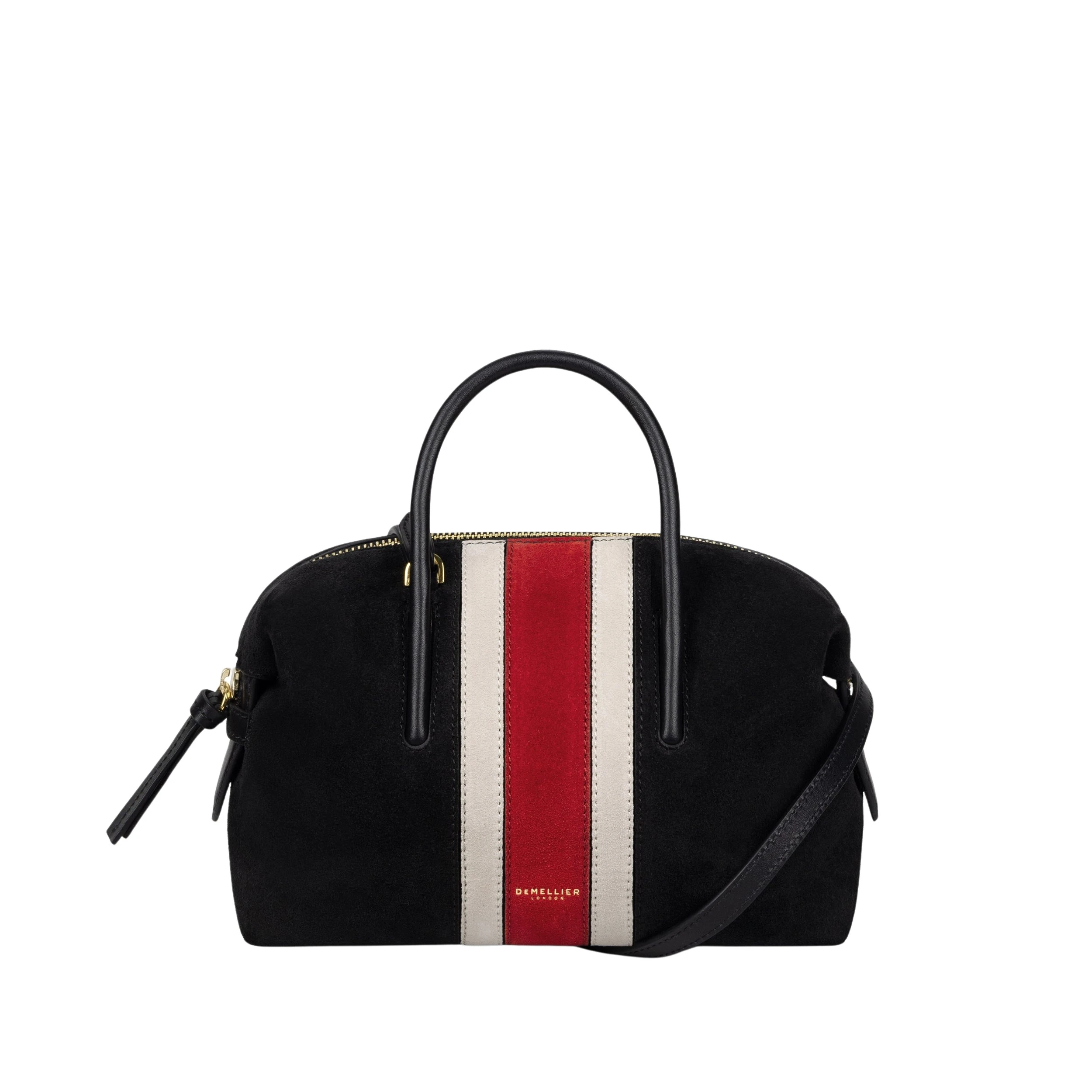 Multicolour-The-Small-Stockholm-in-Black-Berry42968_nobg DeMellier Small Stockholm tote bag