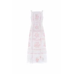 Needle & Thread Blossom Bib Ballerina Dress in Swan White/Multi - Dresses - British Luxury Evening Wear at Luxury Shoes 