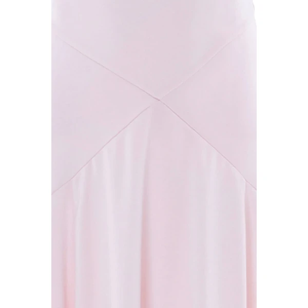 Needle & Thread Evangeline Satin Cowl Neck Gown in Shell - Dresses - British Luxury Evening Wear at Luxury Shoes 