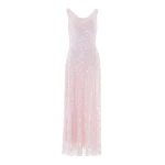 Needle & Thread Freya Georgette Gown in Shell - Dresses - British Luxury Evening Wear at Luxury Shoes 