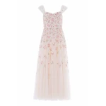Needle & Thread Mayflower Ditsy Ankle Gown in Cream - Dresses - British Luxury Evening Wear at Luxury Shoes Needle & Thread Mayflower Ditsy Ankle Gown in Cream - Dresses - British Luxury Evening Wear at Luxury Shoes