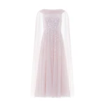 Needle & Thread Moonlight Sequin Ankle Gown in Shell - Dresses - British Luxury Evening Wear at Luxury Shoes 