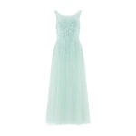 Needle & Thread Moonlight Sequin Cowl Neck Ankle Gown in Soft Mint - Dresses - British Luxury Evening Wear at Luxury Shoes 