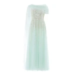 Needle & Thread Moonlight Sequin Draped Gown in Soft Mint/Gold - Dresses - British Luxury Evening Wear at Luxury Shoes 
