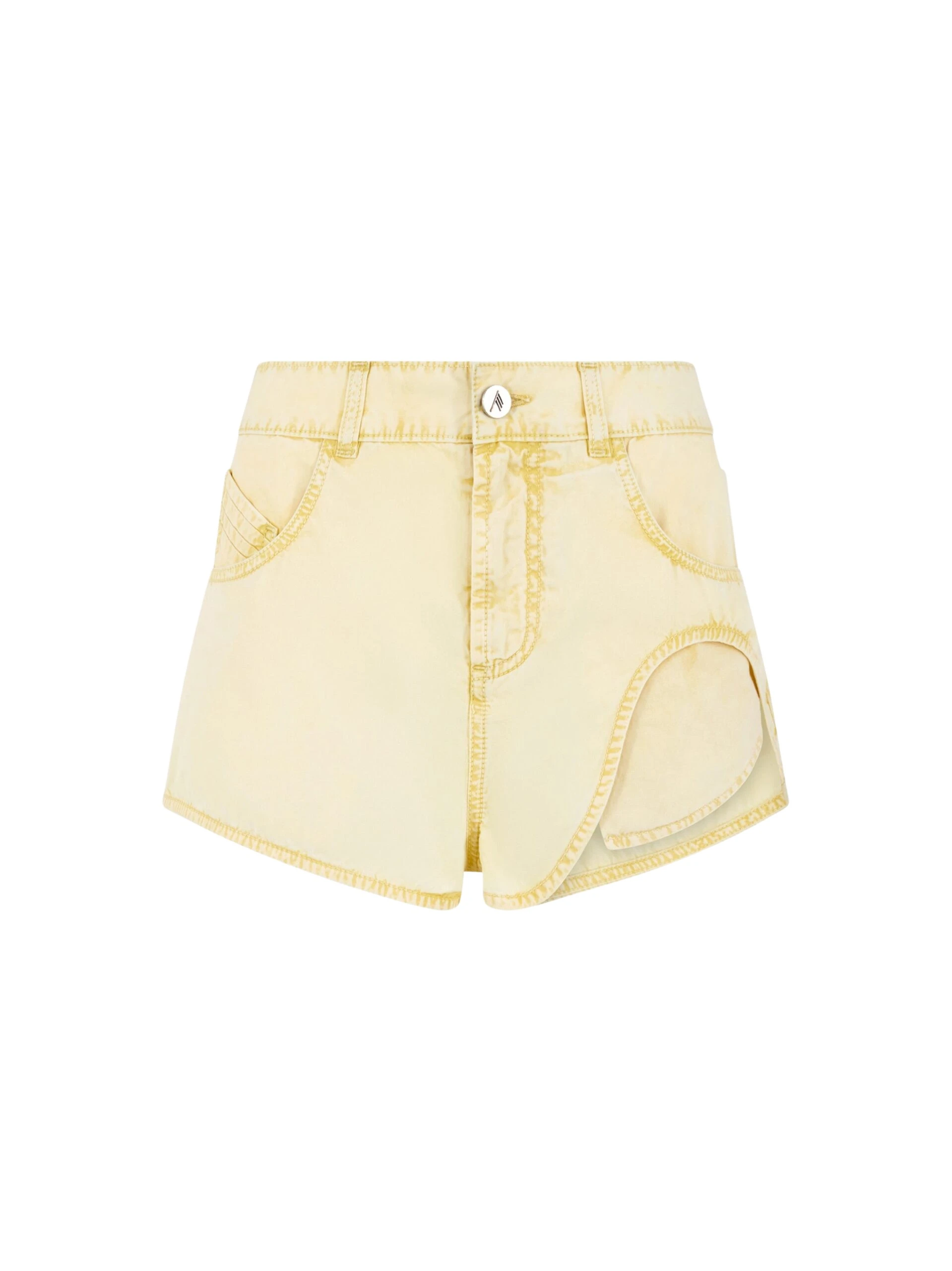 Pale-yellow-shorts-The-Attico-Shorts-scaled32536_nobg The Attico shorts