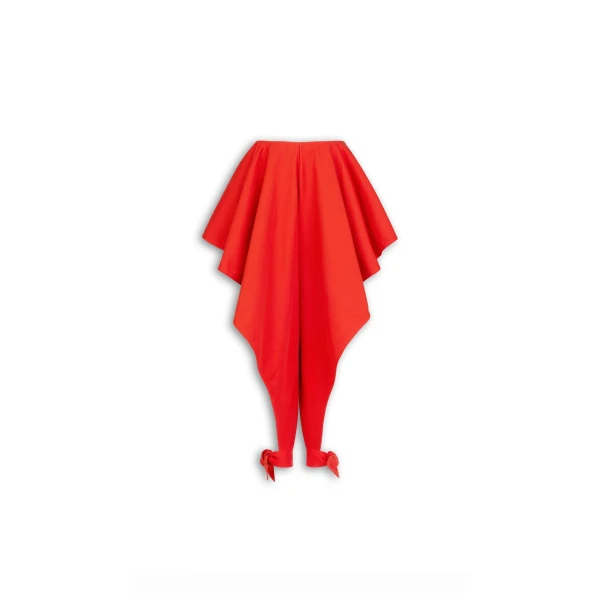 Alaïa Panelled Cotton Pants - ALAÏA Pants - Laser Cut Luxury - Shop at Luxury Shoes 
