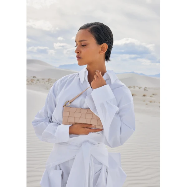 Polène Neiti in Dune Neiti in Dune - Shoulder & Crossbody Bags - Parisian Luxury Leather Bag at Luxury Shoes 