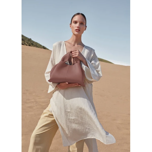 Polène Numéro Neuf in Blush Numéro Neuf in Blush - Shoulder & Crossbody Bags - Parisian Luxury Leather Bag at Luxury Shoes 
