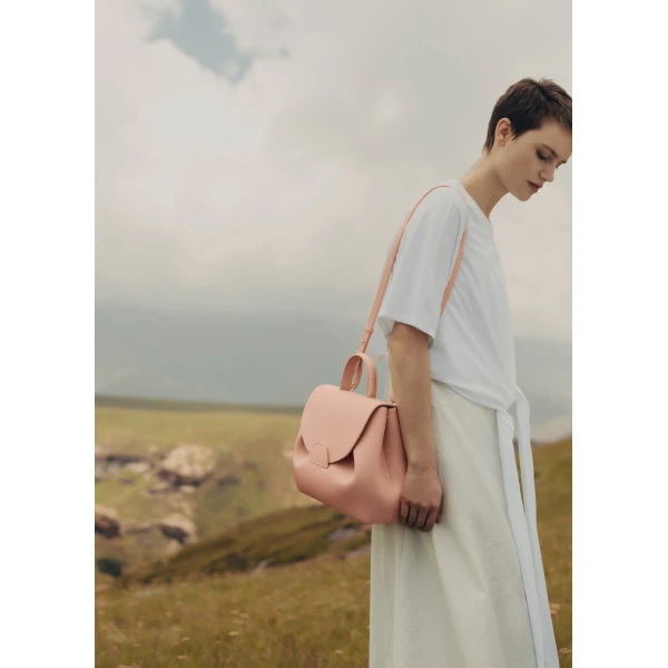 Polène Numéro Un in Pink Numéro Un in Pink - Totes & Top-Handle Bags - Parisian Luxury Leather Bag at Luxury Shoes 