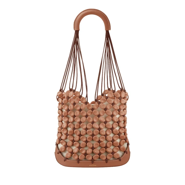 Polène Solé in Salt Pink Solé in Salt Pink - Shoulder & Crossbody Bags - Parisian Luxury Leather Bag at Luxury Shoes 