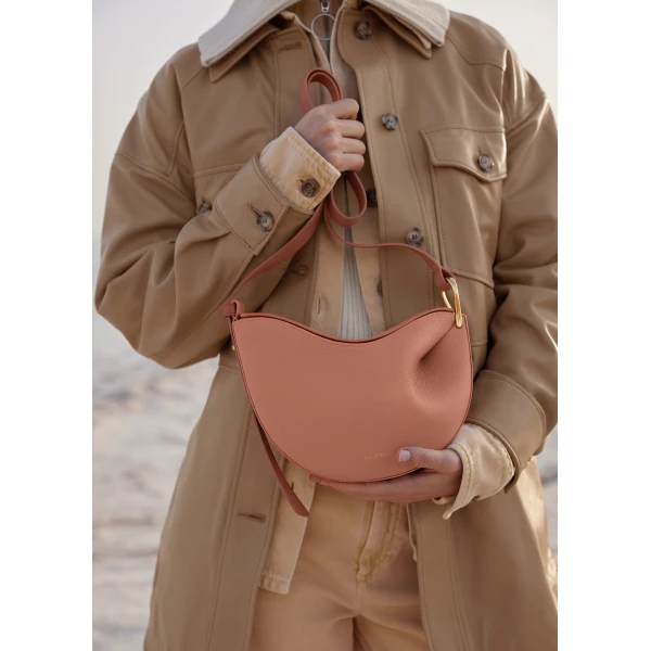 Polène Tonca in Maple Tonca in Maple - Shoulder & Crossbody Bags - Parisian Luxury Leather Bag at Luxury Shoes 