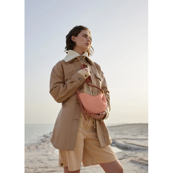 Polène Tonca in Maple Tonca in Maple - Shoulder & Crossbody Bags - Parisian Luxury Leather Bag at Luxury Shoes 