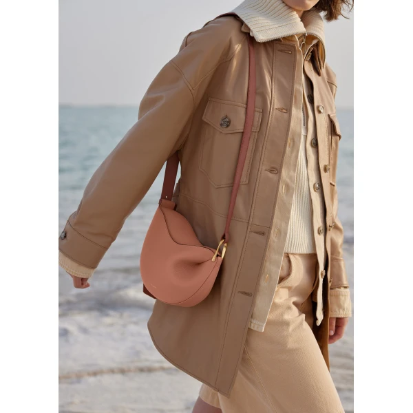 Polène Tonca in Maple Tonca in Maple - Shoulder & Crossbody Bags - Parisian Luxury Leather Bag at Luxury Shoes 