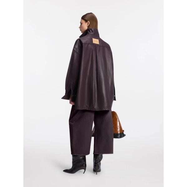 Attico plum trousers