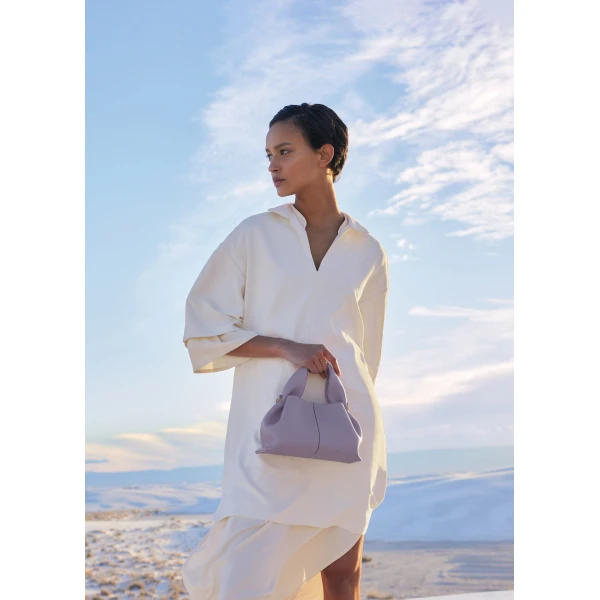 Polène Numéro Neuf Mini in Mauve Numéro Neuf Mini in Mauve - Mini Bags - Parisian Luxury Leather Bag at Luxury Shoes 