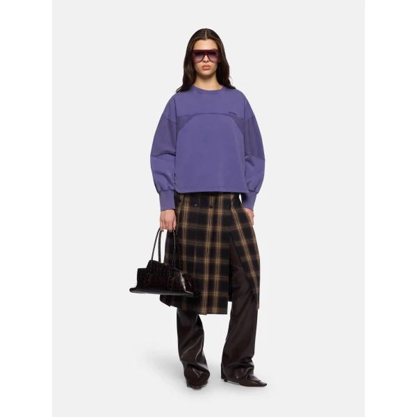 Purple sweatshirt
