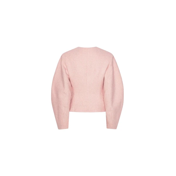 Cocoon Sleeved Jacket Pink