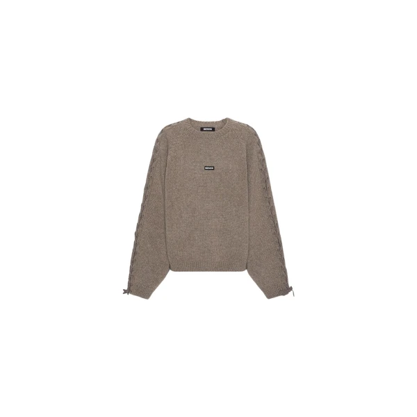 Knit Lacing Jumper Taupe