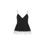 ROTATE-Birger-Christensen-Laceband-Camisole-Black-coveti75587_nobg Laceband Camisole Black