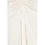 Rotate Ls Scarf Dress White Dresses Ls Scarf Dress White