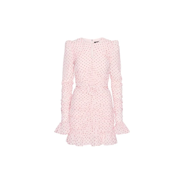 Mini Ruched Dress Pink