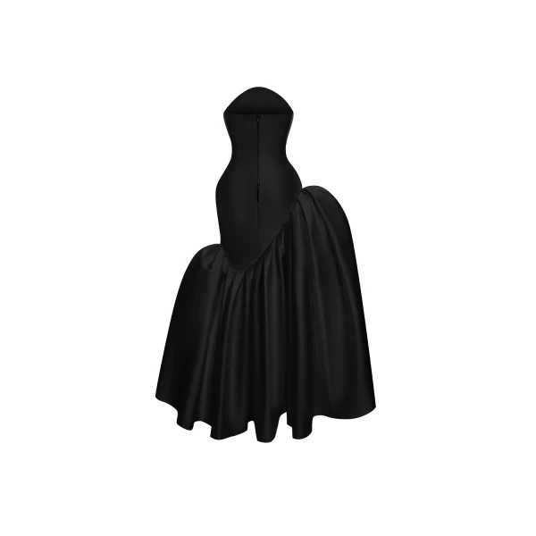 black evening dress