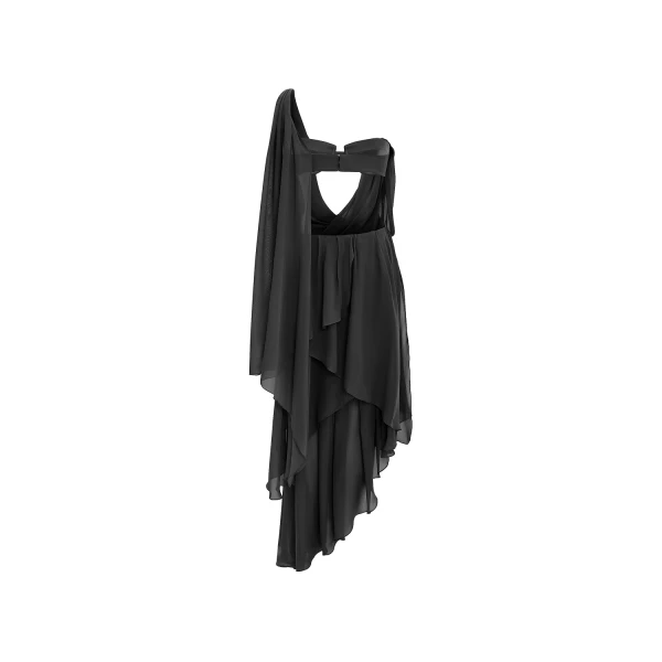 black evening dress