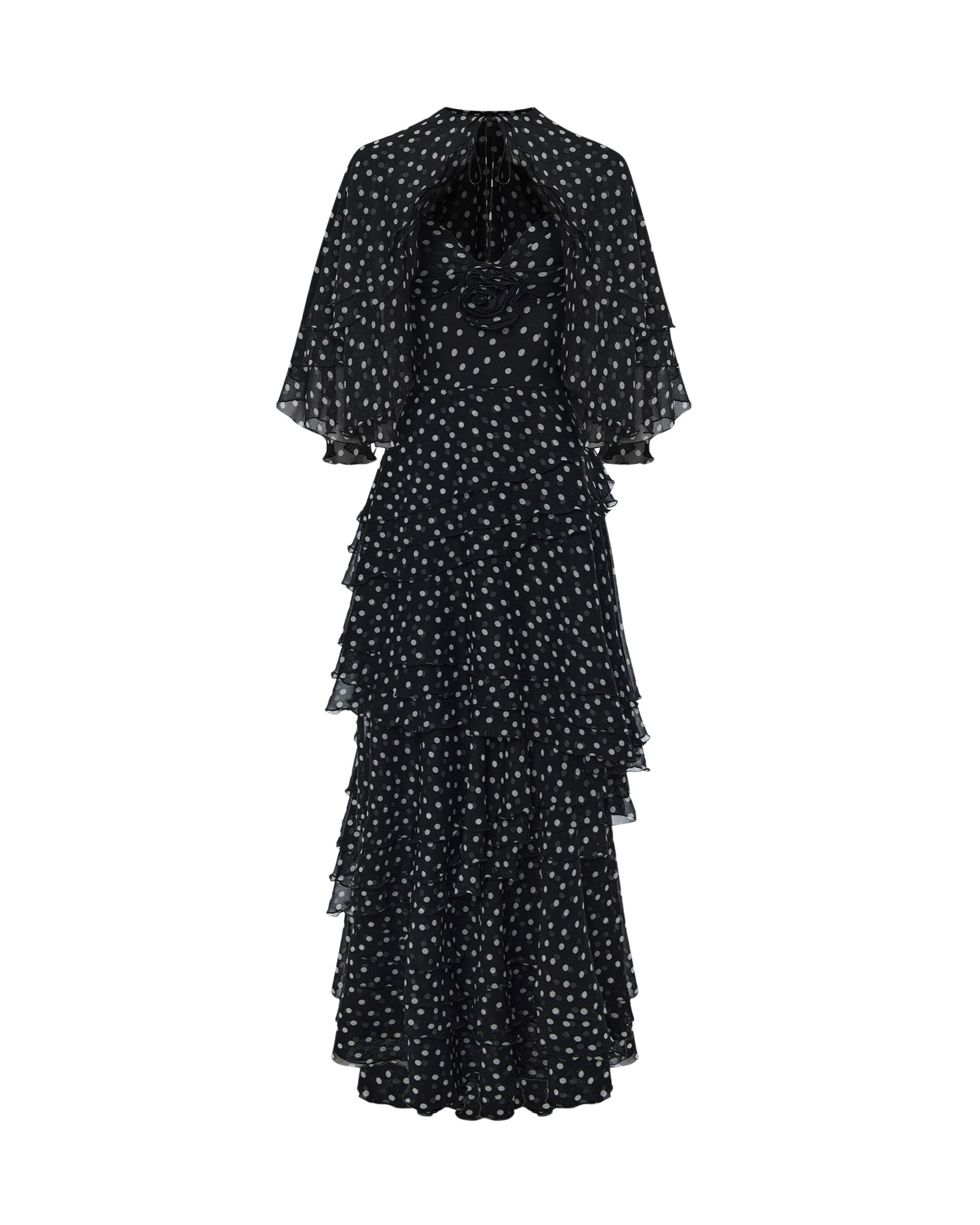 Rasario-Black-Chiffon-maxi-dress-with-bolero-in-Black-at-Coveti53758_nobg Rasario