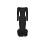 Rasario-Black-Crepe-long-midi-dress-with-fringe-in-Black-at-Coveti15299_nobg Rasario