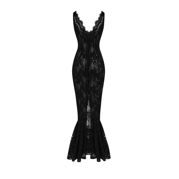 black evening dress