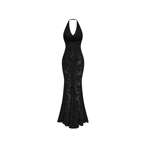 black evening dress