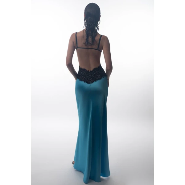 black evening dress