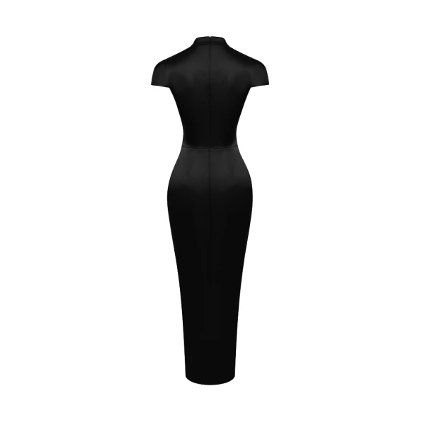 black evening dress