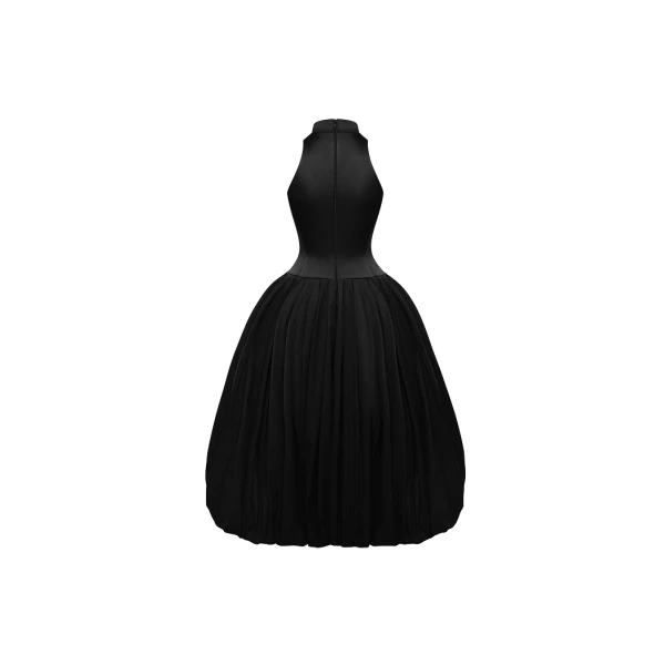 black evening dress