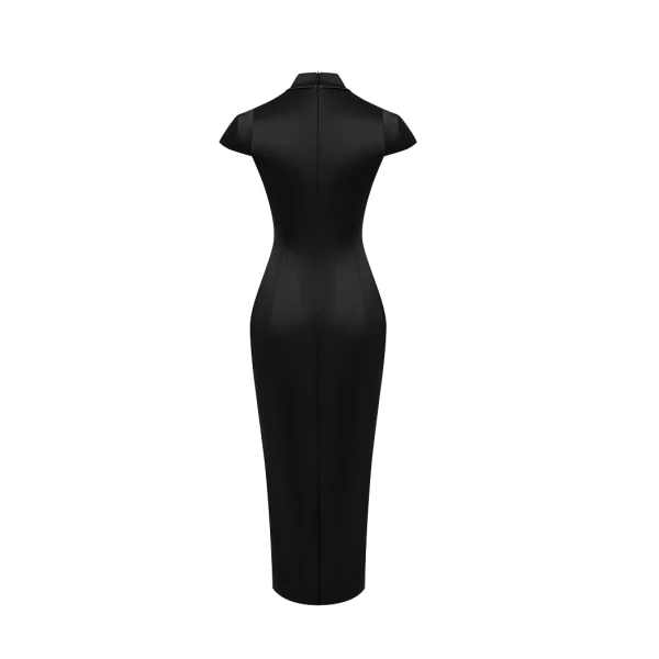 black evening dress