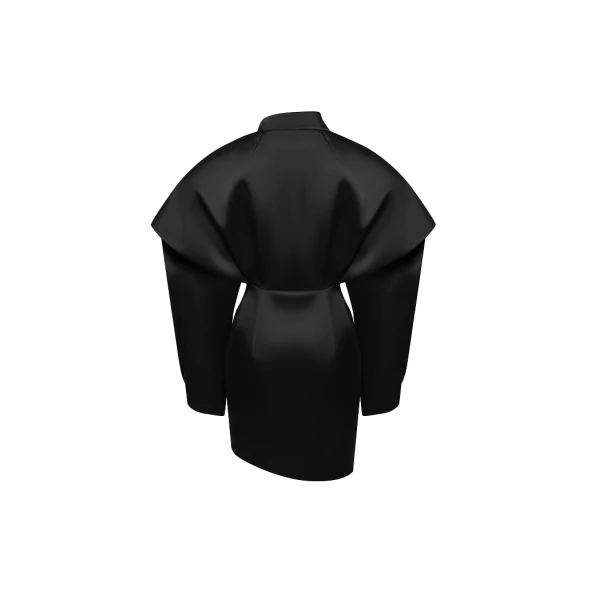black evening dress