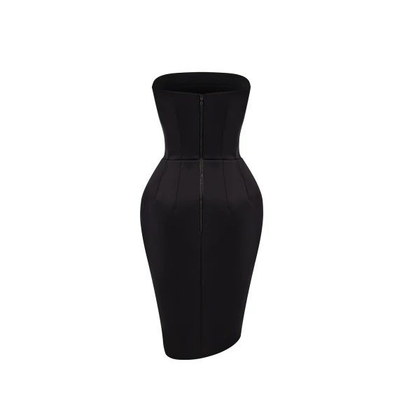 black evening dress