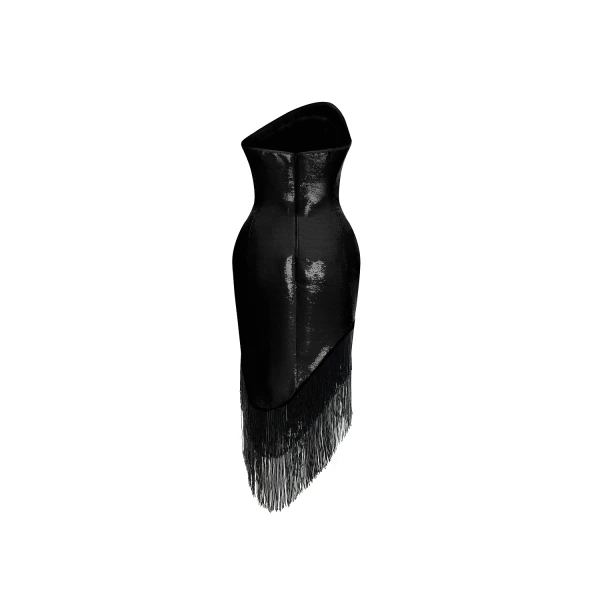 black evening dress