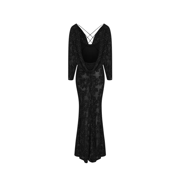 black evening dress