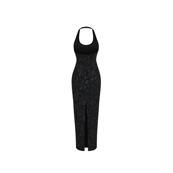 black evening dress