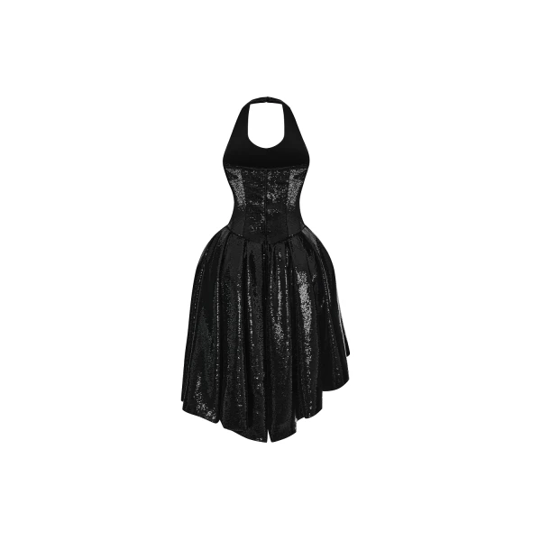black evening dress