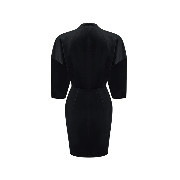 black evening dress